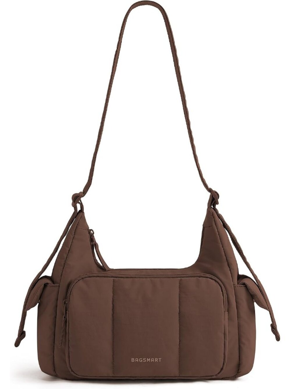 〽️Women's Coffee Puffer Lightweight Nylon Everyday Travel Crossbody Hobo Bags